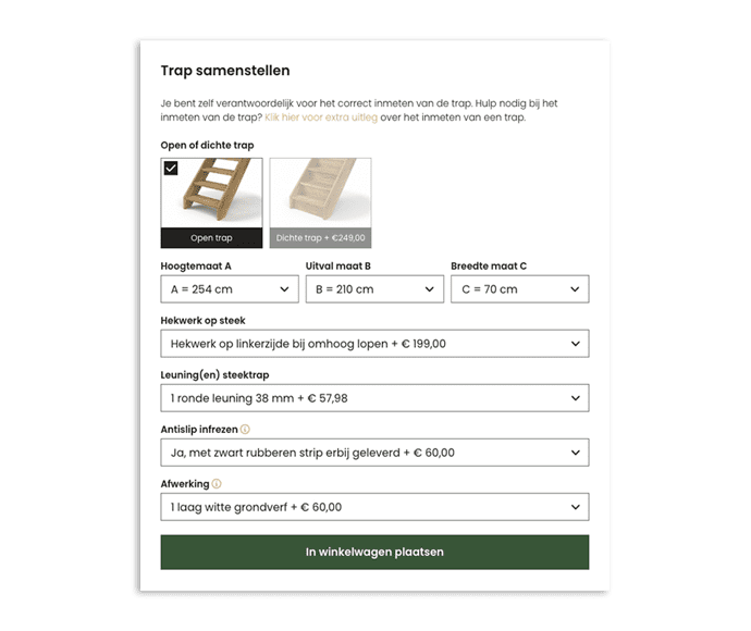 Functionele product configurator