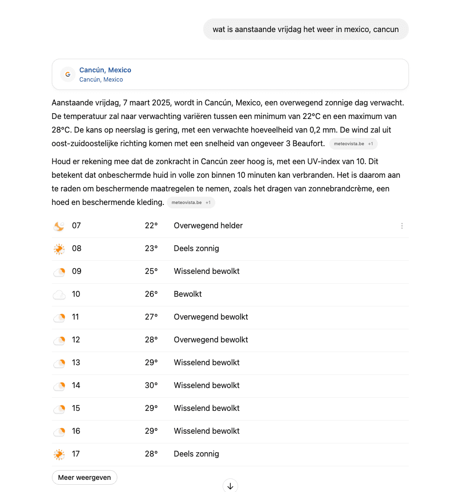 voorbeeld searchgpt